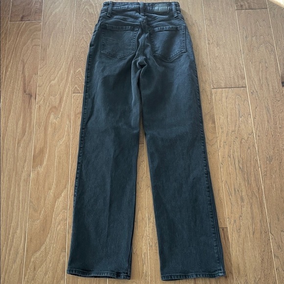 Hollister Butterfly Black Ultra High-Rise Dad Jeans Vintage Stretch 23R 000R - Picture 4 of 8